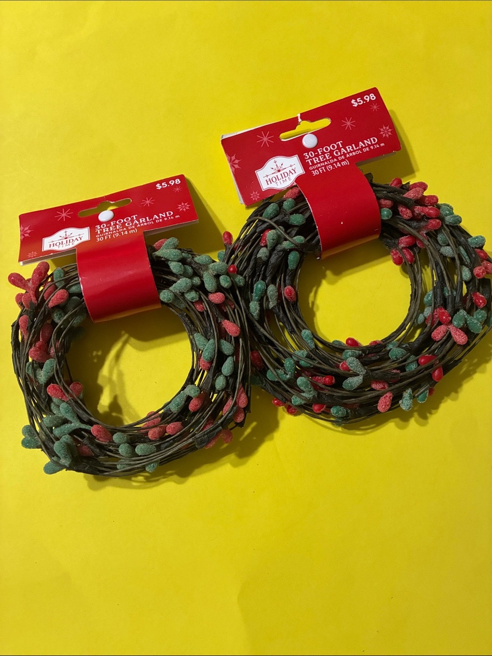 Christmas Tree Garland (2-pack; 60 feet)